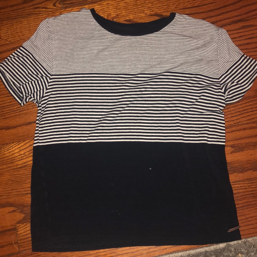 abercrombie and fitch striped t-shirt
